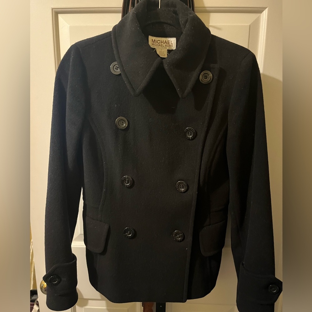 Michael Kor Double breasted peacoat